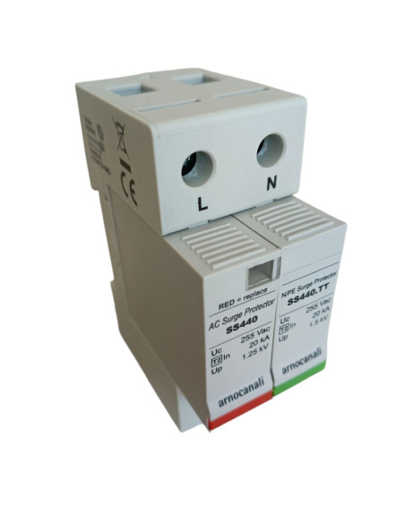 ARNOCANALI SS440.2TT SURGE PROTECTOR T2 1 +1P